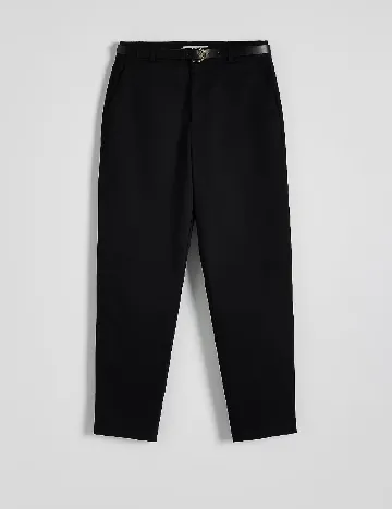 Pantaloni Reserved, negru Negru