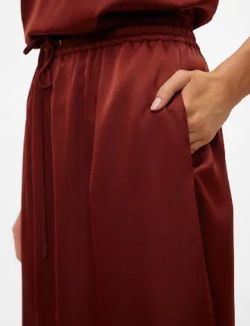 Fusta Vero Moda, caramiziu Maro