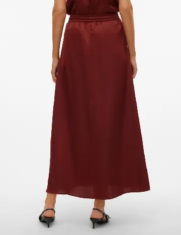 Fusta Vero Moda, caramiziu Maro