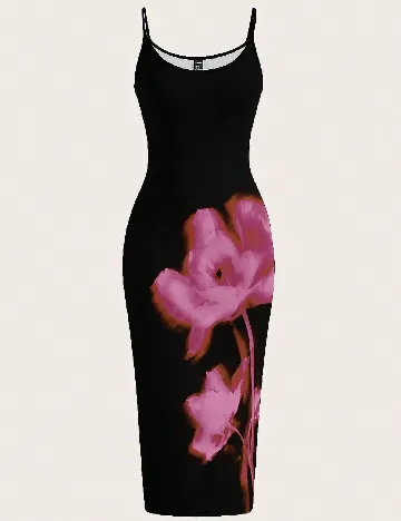 Rochie medie SHEIN, negru Negru