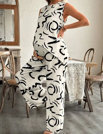 Compleu SHEIN Maternity, crem Crem