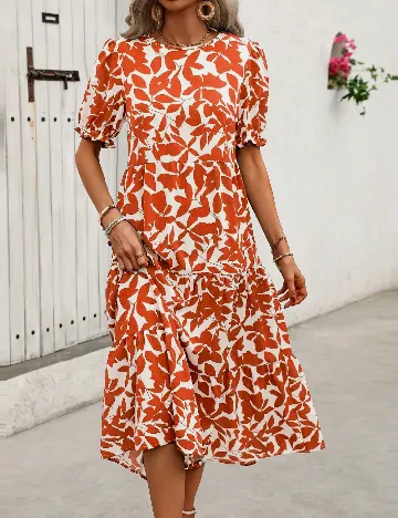 Rochie medie SHEIN, portocaliu Portocaliu