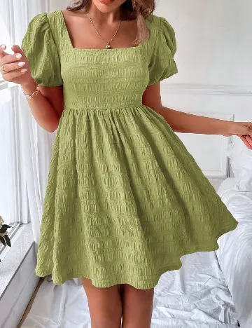 Rochie scurta SHEIN, verde Verde