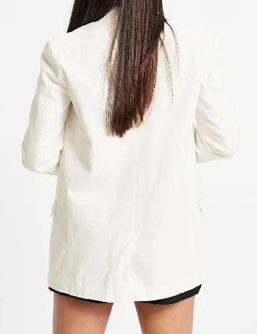Sacou ASOS, ecru Alb