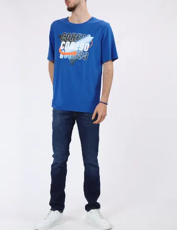 Tricou Jack&Jones, albastru Albastru