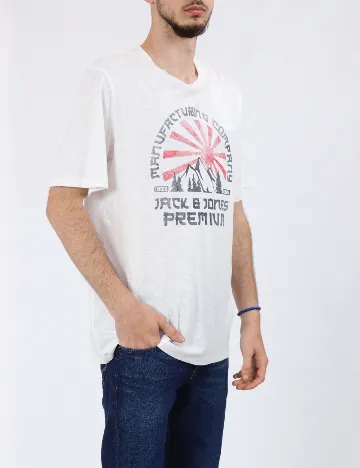 Tricou Jack&Jones, alb Alb