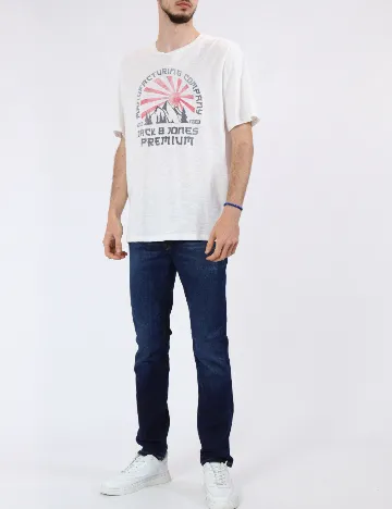 Tricou Jack&Jones, alb Alb