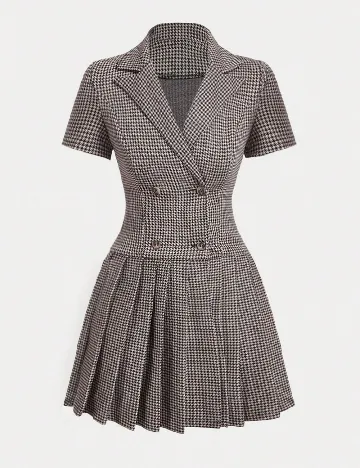 Rochie scurta SHEIN, maro