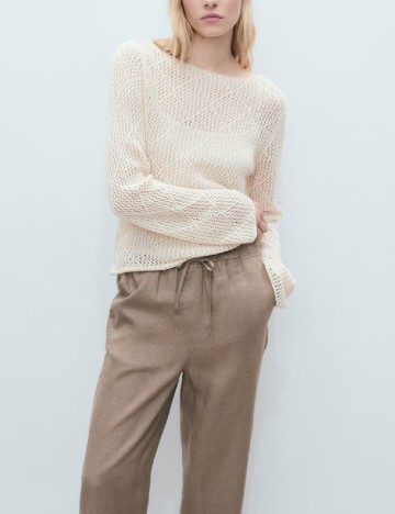 Pantaloni Mango, maro