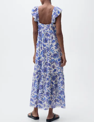 Rochie lunga Mango, albastru