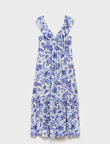 Rochie lunga Mango, albastru
