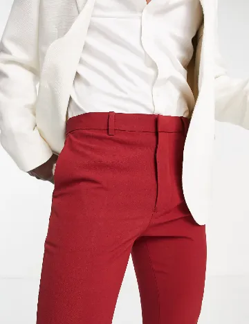 Pantaloni ASOS, rosu Rosu