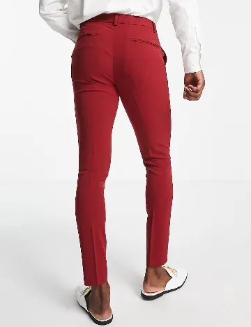 Pantaloni ASOS, rosu Rosu