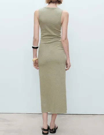 Rochie lunga Mango, verde Verde