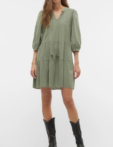 Rochie scurta Vero Moda, verde