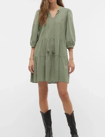 Rochie scurta Vero Moda, verde Verde