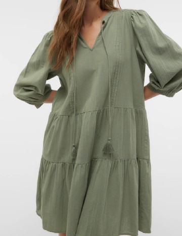 Rochie scurta Vero Moda, verde