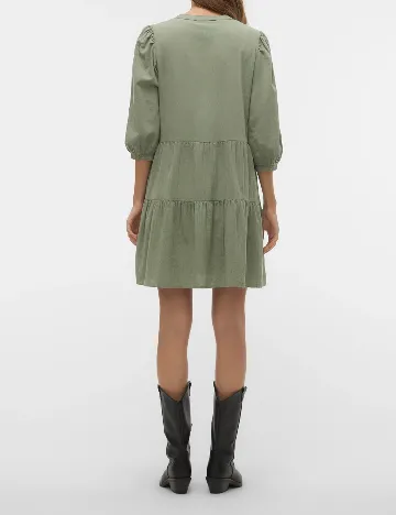Rochie scurta Vero Moda, verde Verde