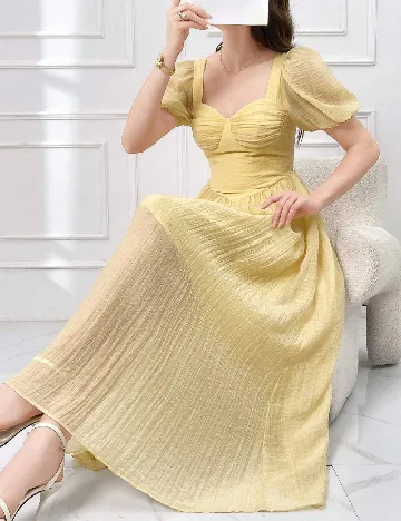 Rochie lunga SHEIN, galben Galben