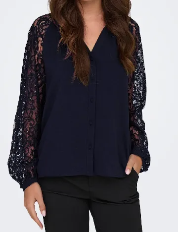 Bluza Only, bleumarin Albastru