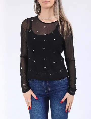 Bluza Only, negru Negru