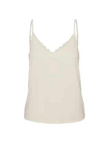 Maiou Vero Moda, ecru Alb