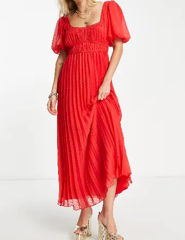 Rochie lunga ASOS, rosu Rosu