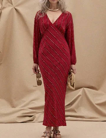 Rochie lunga SHEIN, rosu Rosu
