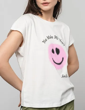 Tricou Vero Moda, alb