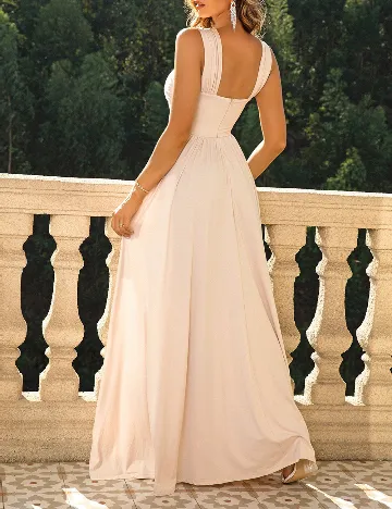 Rochie lunga SHEIN, crem Crem