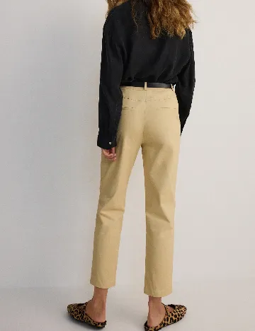 Pantaloni Reserved, crem Crem
