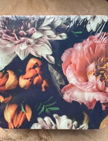 Set suporturi pahare 6 bucati OutletMag, floral