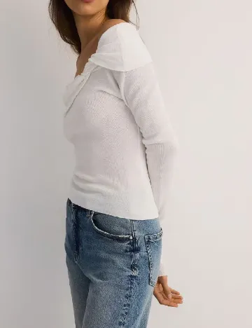 Bluza Reserved, alb Alb