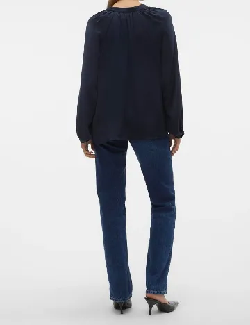 Bluza Vero Moda, bleumarin Albastru