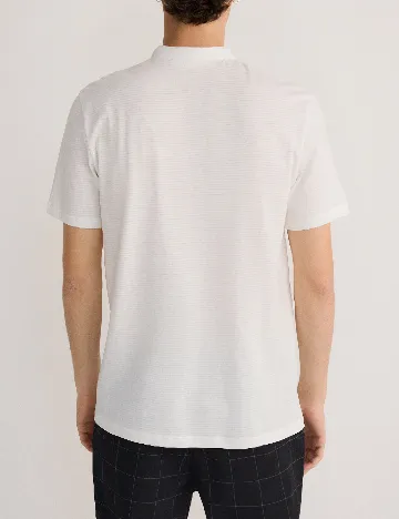 Tricou Reserved, alb Alb