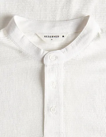 Tricou Reserved, alb Alb