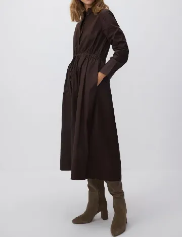 Rochie medie Reserved, maro