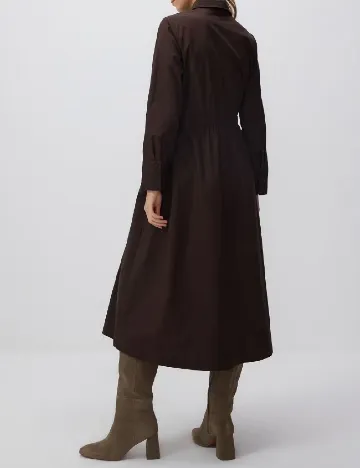 Rochie medie Reserved, maro
