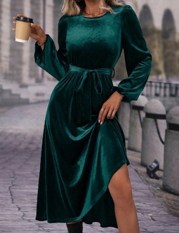 Rochie medie SHEIN, verde