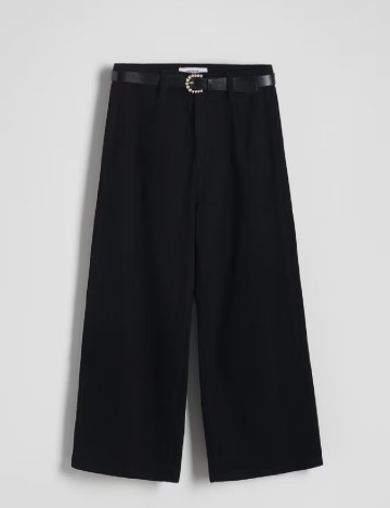 Pantaloni Reserved, negru