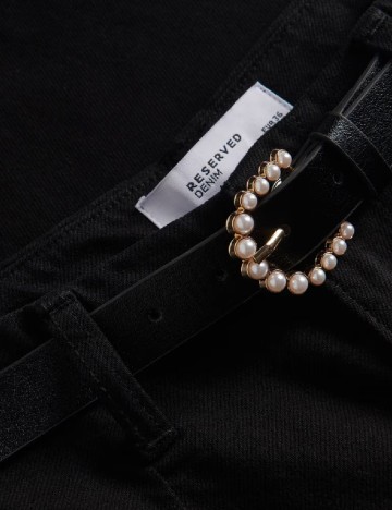 Pantaloni Reserved, negru