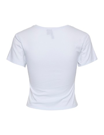 Tricou Pieces, alb