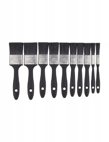 Set pensule 10 bucati Zd Trading, negru