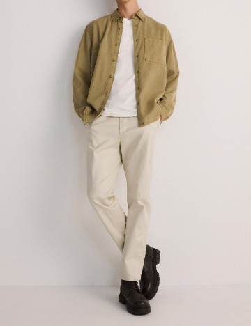 Pantaloni Reserved, bej