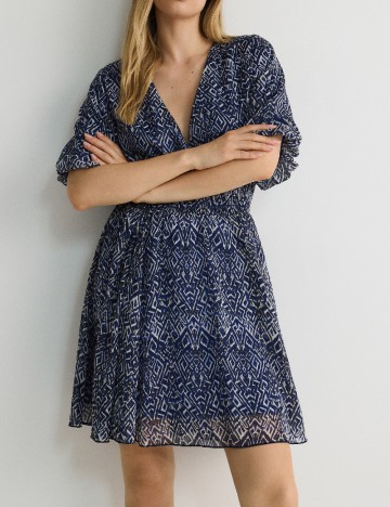 Rochie scurta Reserved, bleumarin