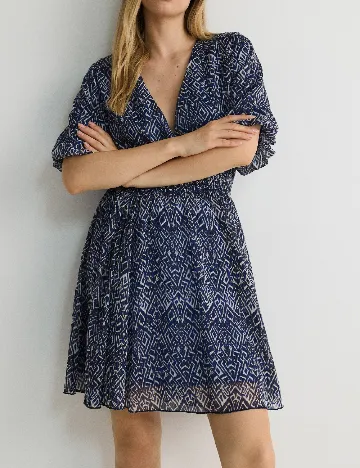 Rochie scurta Reserved, bleumarin