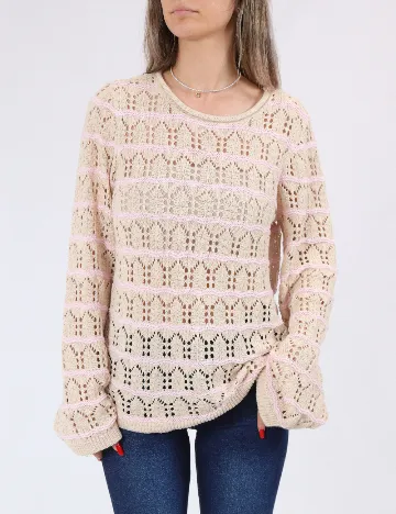 Bluza Pieces, crem