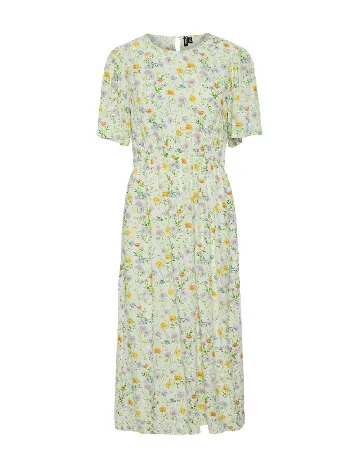 Rochie medie Pieces, floral print