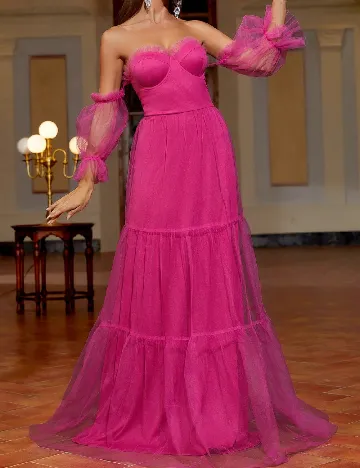 Rochie lunga SHEIN, roz Roz