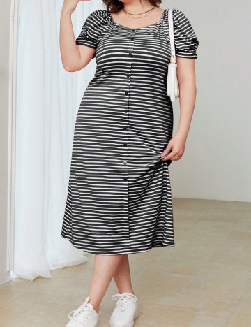 Rochie medie SHEIN CURVE, negru
